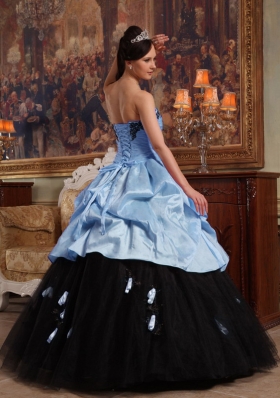 2014 Multi-color Puffy Sweetheart Quinceanera Dresses with Hand Made Flowers