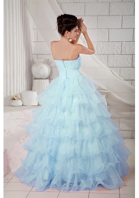 2014 Puffy Sweetheart Beading Quinceanea Dresses with Ruffles