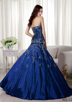 Princess Sweetheart Beading and Embroidery Morden Quinceanera Dresses