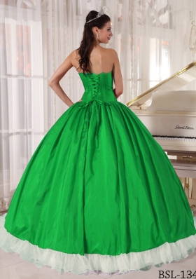 Colourful Puffy Sweetheart with Beading for 2014 Quinceanera Dress