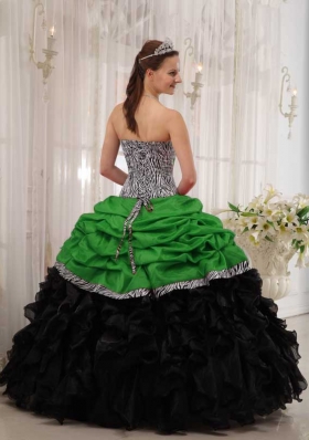 Brand New Puffy Sweetheart for 2014 Quinceanera Dress with Pick-ups