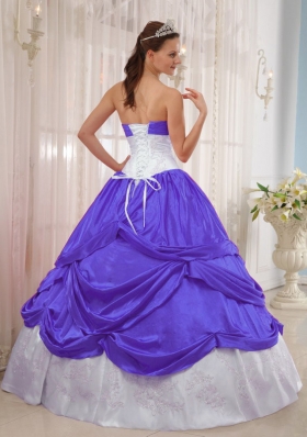 Exquisite Puffy Sweetheart Appliques 2014 Quinceanera Dresses