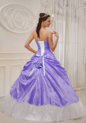 Gorgeous Puffy Strapless 2014 Spring Quinceanera Dress with Beading