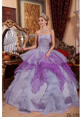2014 Affordable Sweetheart Appliques and Beading Quinceanera Dresses
