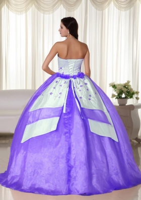 2014 Puffy Strapless Quinceanera Dresses for Appliques