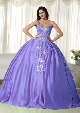 Beautiful Puffy Off the Shoulder Embroidery Quinceanera Dresses for 2014