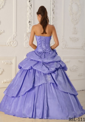 Cute Princess Strapless 2014 Spring Quinceanera Dresses with Beading