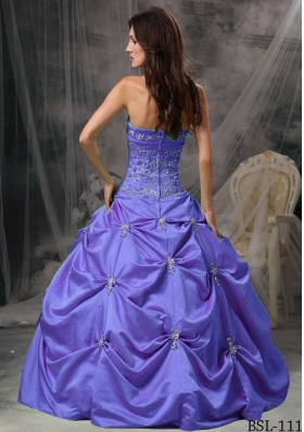 Modest Puffy Strapless Beading Quinceanera Dresses for 2014