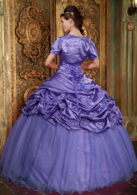 Puffy Sweetheart 2014 Appliques Quinceanera Dresses with Pick-ups