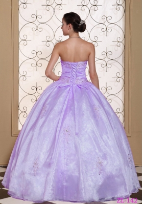 Sweet 2014 Quinceanera Dresses with Sweetheart Beading Decorate Bust