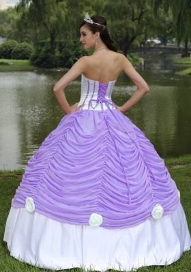 2014 Custom Made Puffy Quinceanera Dresses With Strapless Pick-ups