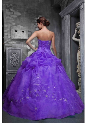 2014 Spring Beautiful Strapless Appliques Quinceanera Dresses