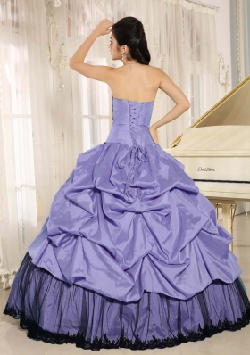 2014 Spring Pick-ups and Appliques Quinceanera Dresses For Custom Made