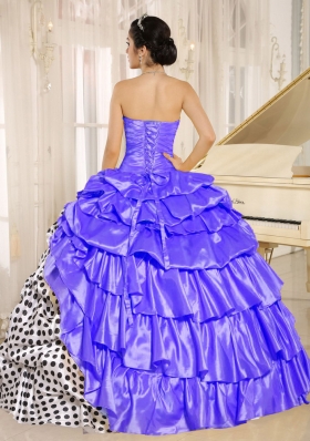 Popular Ball Gown Strapless 2014 Spring Quinceanera Dresses