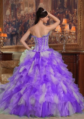 Exclusive Puffy Strapless 2014 Quinceanera Dresses with Appliques