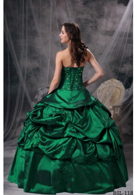 Ball Gown Sweetheart 2014 Spring Quinceanea Dresses with Appliques