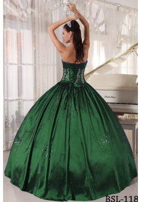 Affordable Ball Gown Strapless Quinceanera Dresses with Embroidery Beading