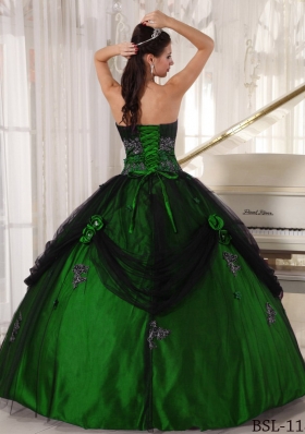 Ball Gown Strapless 2014 Quinceanera Dresses with Beading