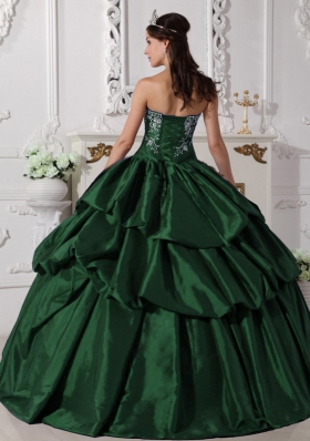 Ball Gown Strapless 2014 Quinceanera Dresses with Embroidery