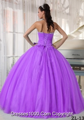 Ball Gown Sweetheart Beading and Bowknot Quinceanera Dress