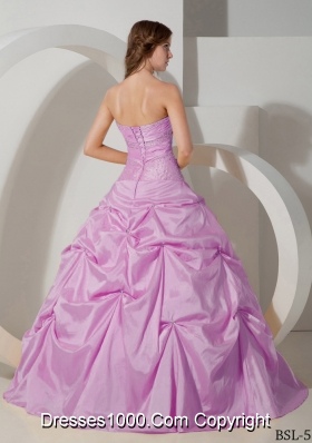 Ball Gown Sweetheart Beading Pick-ups Quinceanera Gowns Dresses