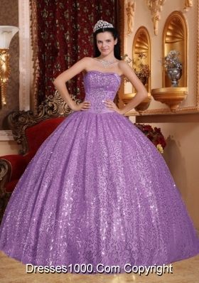 Ball Gown Sweetheart Beading Sweet Sixteen Quinceanera Dresse with Sequins