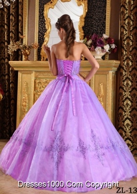 Brand New Ball Gown Strapless Appliques Tulle Dresses For a Quinceanera