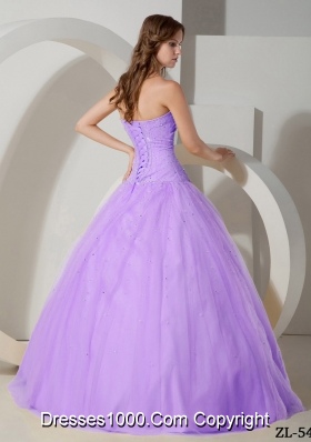 Ball Gown Strapless Beading Quinceanera Dresses Gowns