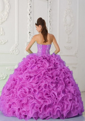 Affordable Strapless Sweet 15 Dresses with Ruffles and Beading