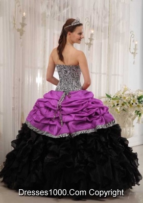 Brand New Sweetheart Quinceanera Dress with Pick-ups and Beading