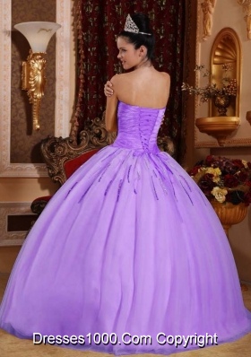 Popular Sweetheart Tulle 2014 Quinceanera Gowns with Sequins