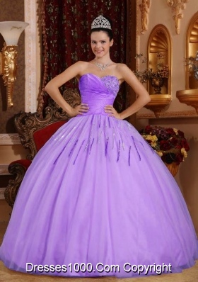 Popular Sweetheart Tulle 2014 Quinceanera Gowns with Sequins