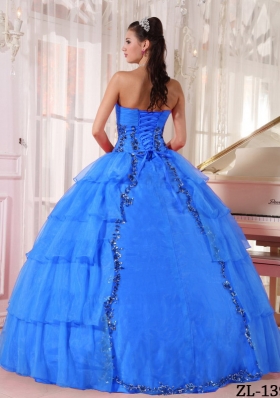 Cheap Quinceanera Dress Puffy Sweetheart with Paillette For 2014