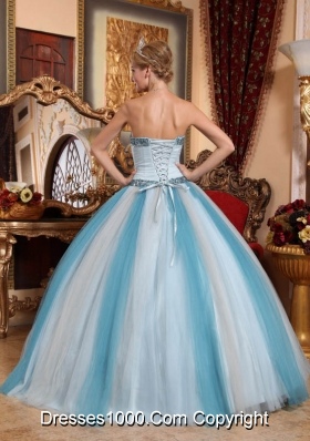 2014 Romantic Multi-color Puffy Sweetheart Quinceanera Dress with Beading