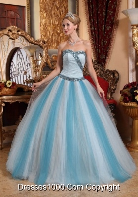 2014 Romantic Multi-color Puffy Sweetheart Quinceanera Dress with Beading