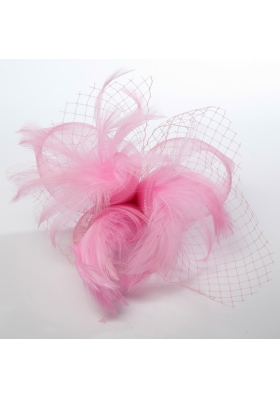 2014 Fashionable Tulle Black Net Yarn Briadl Hat