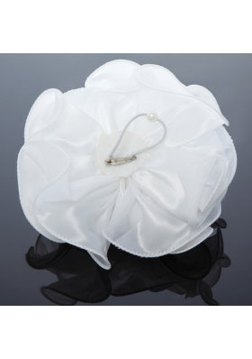 2014 Simple Organza White Summer Fascinators