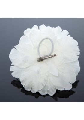 2014 Simple White Tulle Fascinators for Outdoor