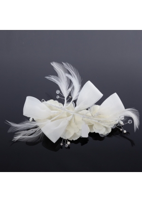 Beautiful Feather Watermelon Pearl Feather Fascinators