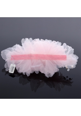 Elegant Imitation Pearls Pink Hair Ornament for Wedding