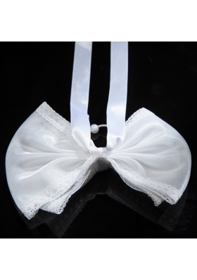 The Butterfly Tire White Sash Bowknot for Outdoor