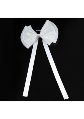 The Butterfly Tire White Sash Bowknot for Outdoor