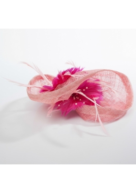 2014 Feather Tulle Red Hair Ornament for Women