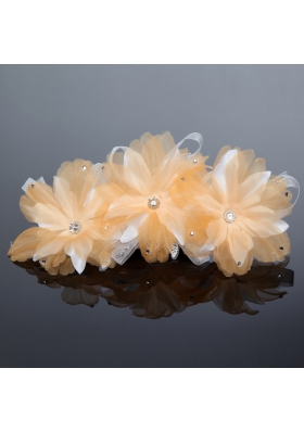 White Tulle 2014 Summer Fascinators with Beading