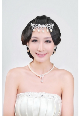 Beautiful Alloy With Rhinestone/Imitation Pearls Ladies' Jewelry Sets