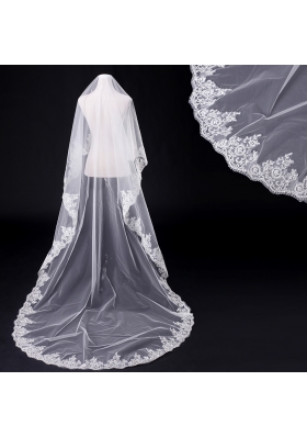 Two-Tier Tulle Drop Veil Bridal Veils for Wedding Party