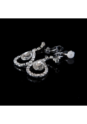 Luxurious Alloy With Rhinestone Crystal Ladies' Jewelry Sets