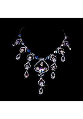 Multi-colored Alloy With Rhinestone Ladies' Jewelry Sets