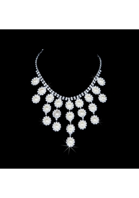 Mysterious Alloy Pearl Rhinestone Ladies' Jewelry Sets