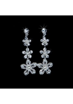 Splendid Alloy With Rhinestone Pearl Ladies' Jewelry Sets